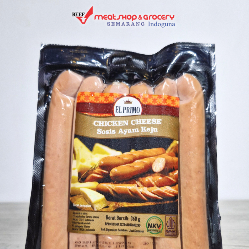 

EL PRIMO CHICKEN CHEESE SAUSAGE 360 GRAM