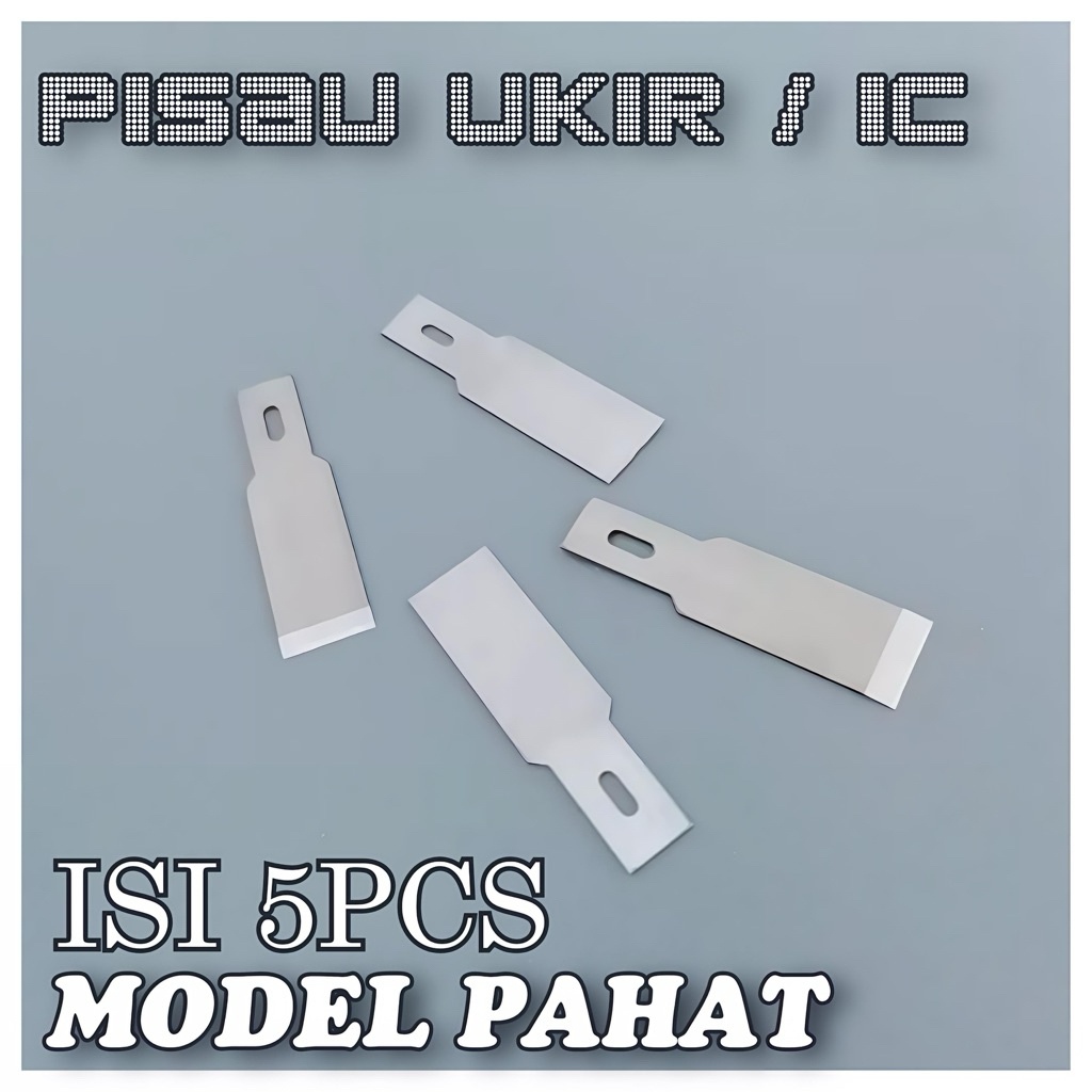 

PISAU IC / PISAU UKIR ISI 5PCS MODEL PAHAT