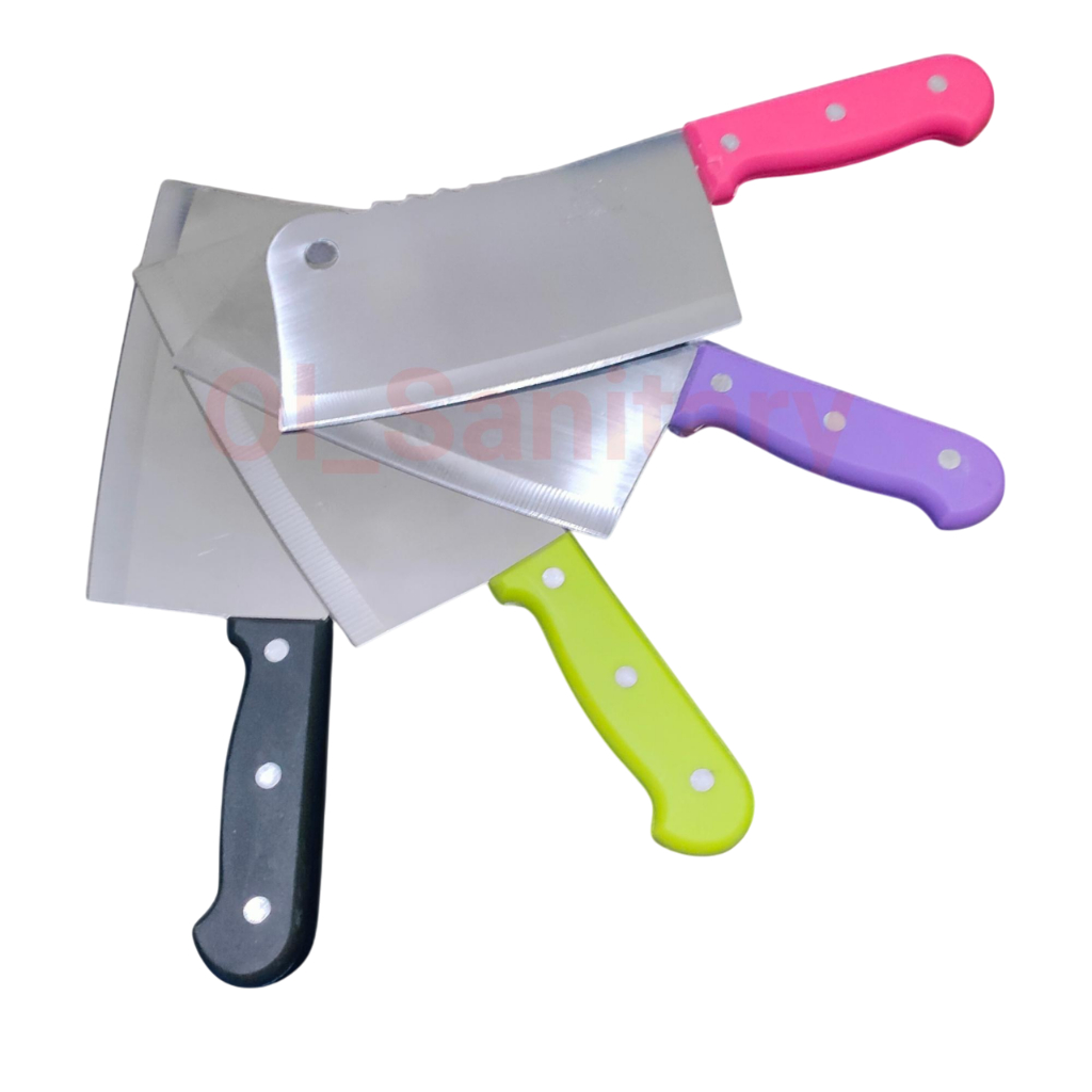 pisau dapur golok daging pisau potong daging murah tajam Kitchenware Hijau Stainless