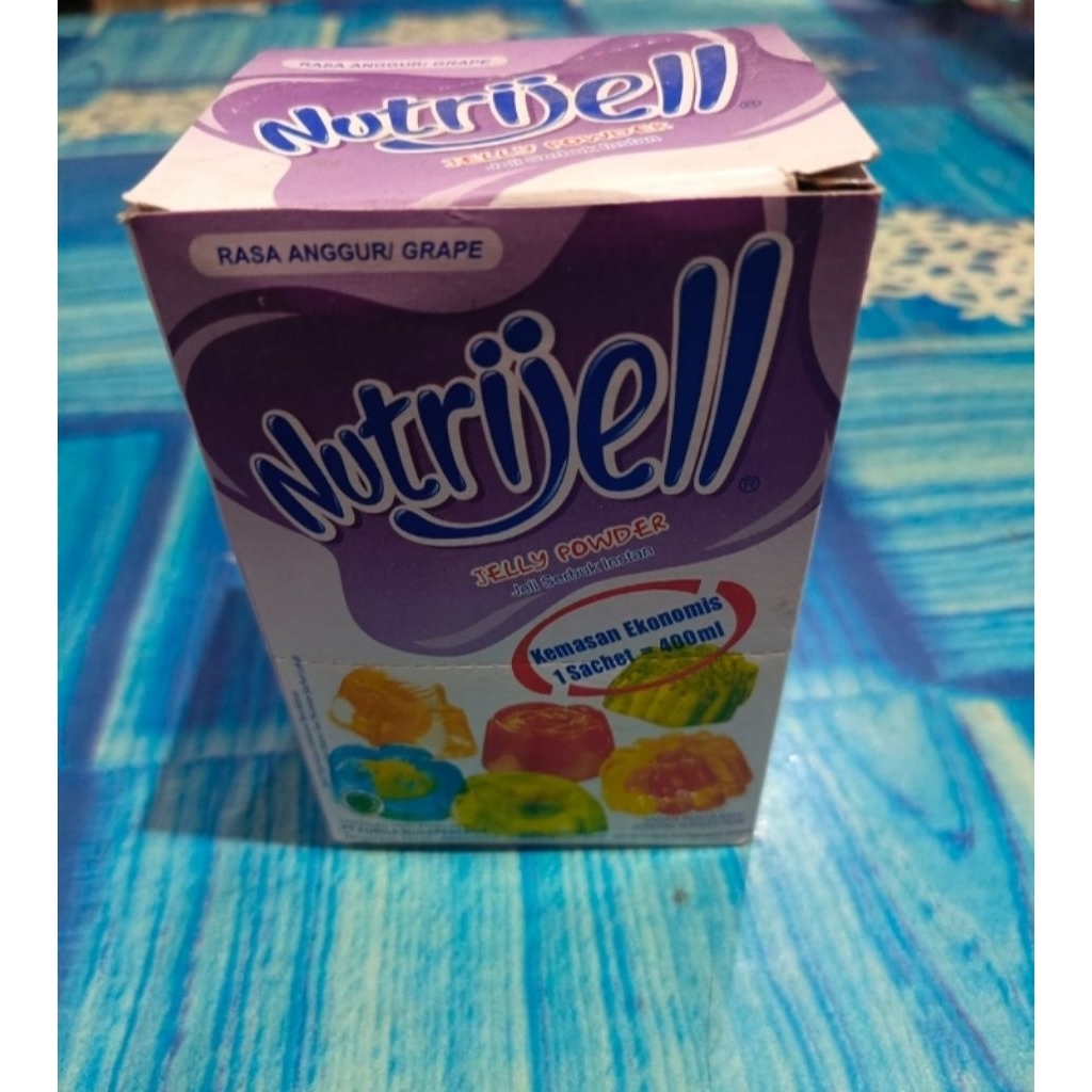 

nutrijell rasa anggur satu box isi 12.sachet