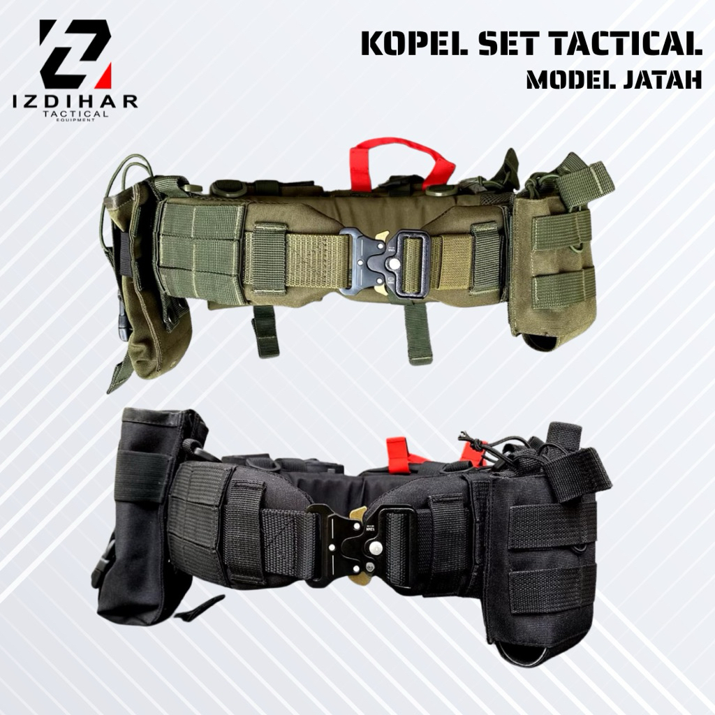 Kopel Tactical Full Set Model Jatah | Kopel Set tactical | Warbelt Full Set | Sabuk Tactical Lengkap