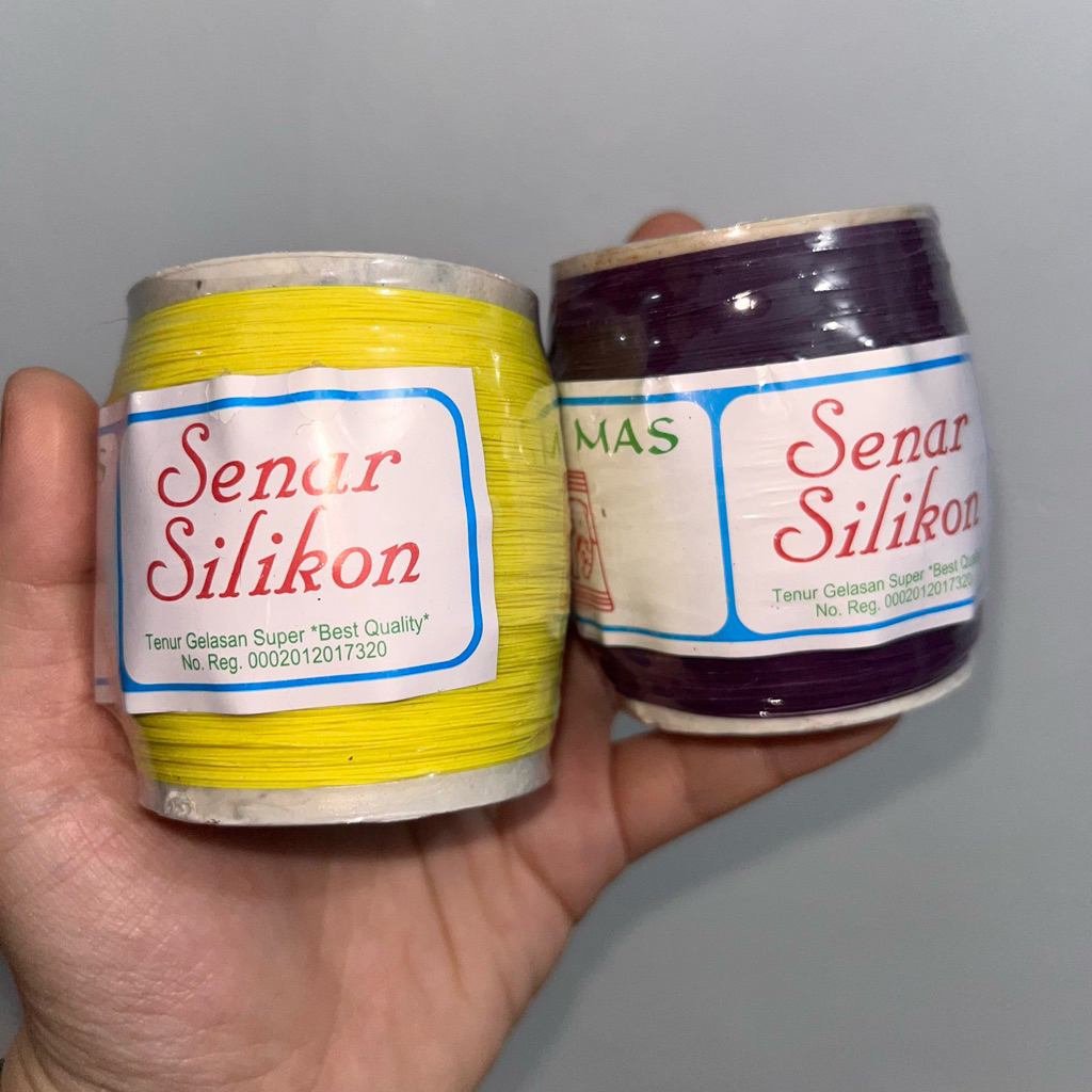 RESTOCK Benang Layang SILIKON Cap Gajah Mas (KECIL) lebih tajam