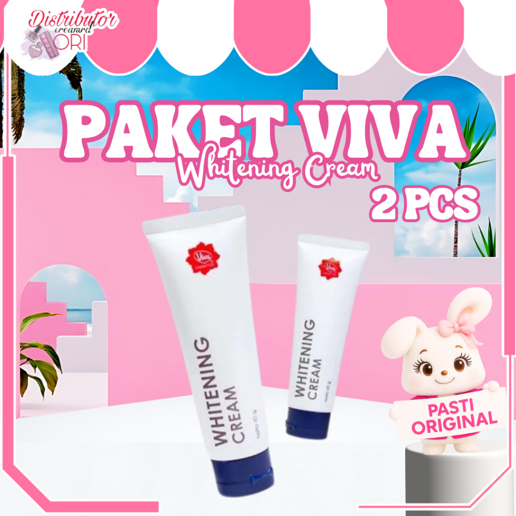 [Paket ISI 2] Viva BUNDLE BUNDLING HEMAT  Whitening Cream (40gr) - 2 pcs | BUNDLE ISI 2PCS VIVA WHIT