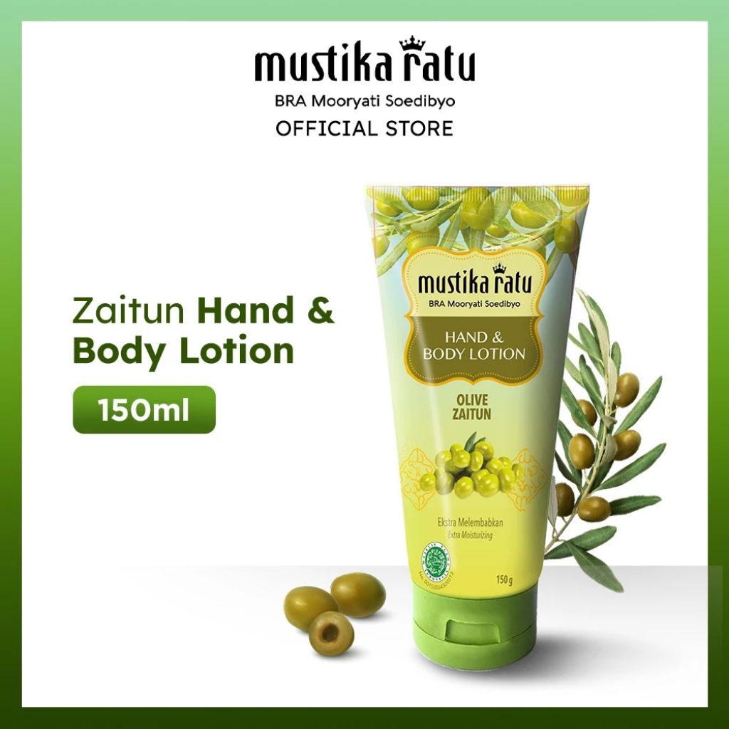 Mustika Ratu Zaitun Hand & Body Lotion 150ml