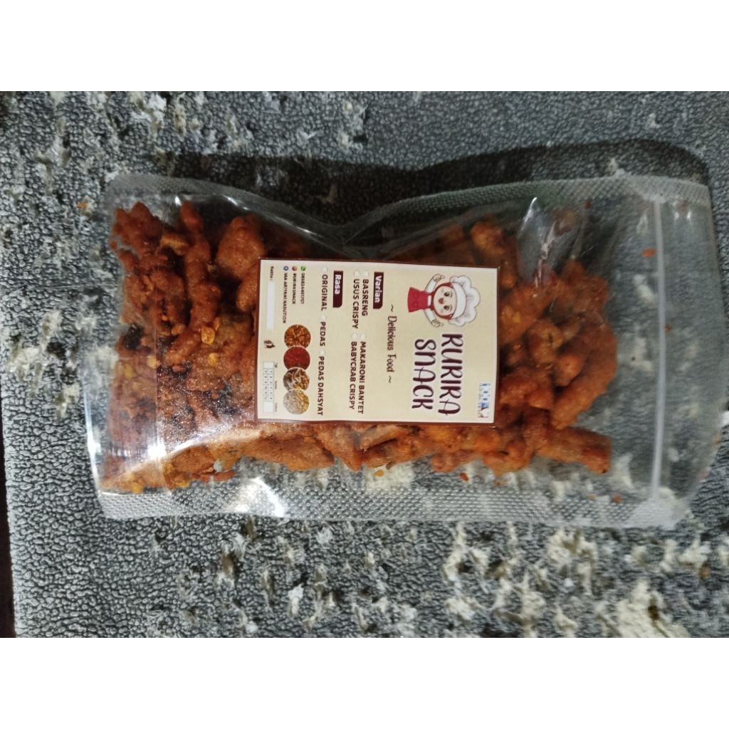 

usus crispy pedas uk kecil