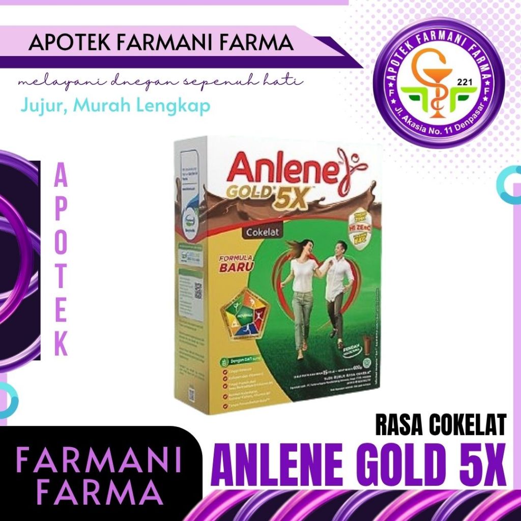 

ANLENE GOLD 5X RASA CHOCHOLATE BOX/570 GR/850 GR/230 GR/170 GR/NUTRISI TULANG/KESEHATAN TULANG DAN SENDI