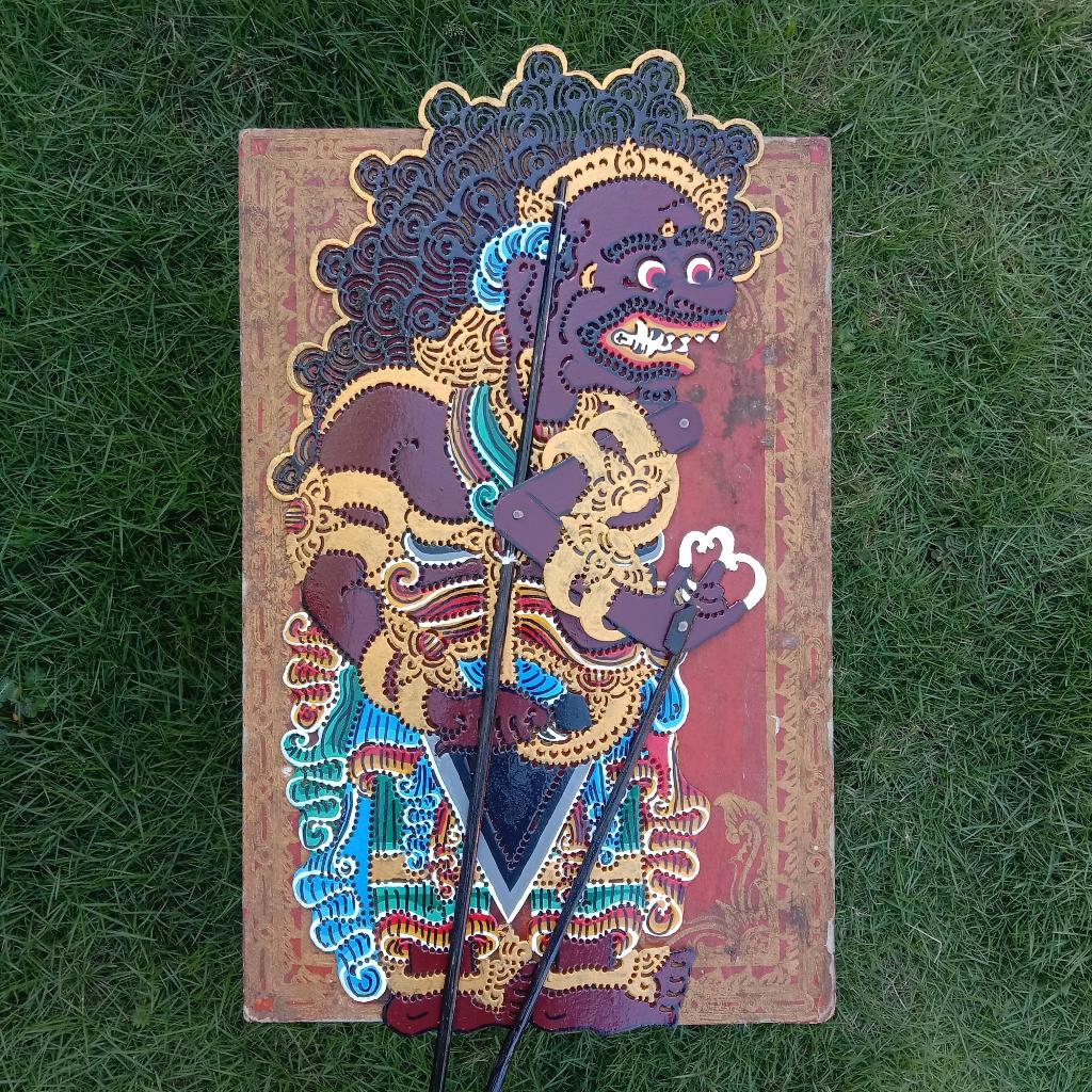 Wayang Kertas Karton Bhatara Kala Bali