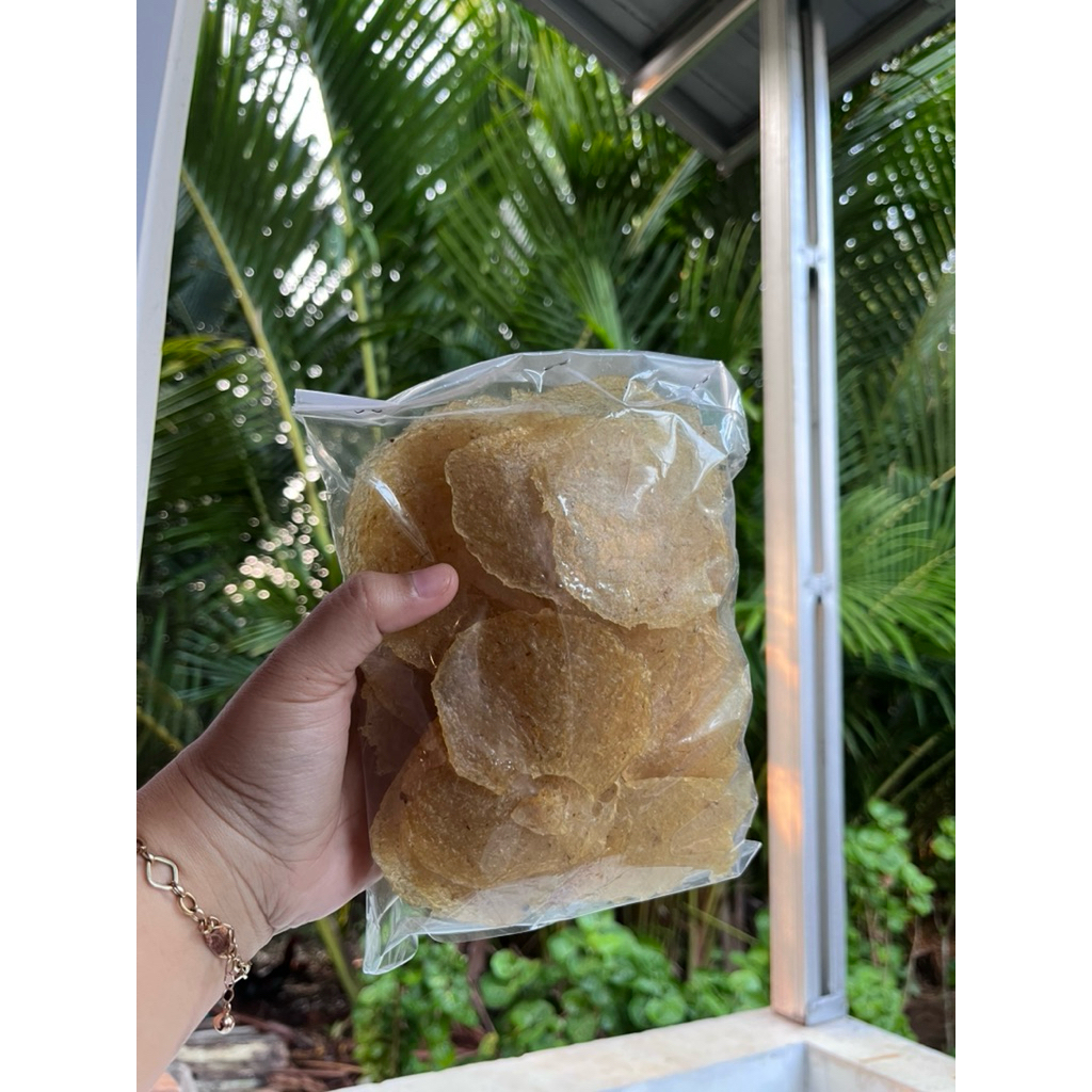 

Kerupuk Puli Nasi atau Kerupuk Gendar Mentah Murah Enak Khas Pedesaan