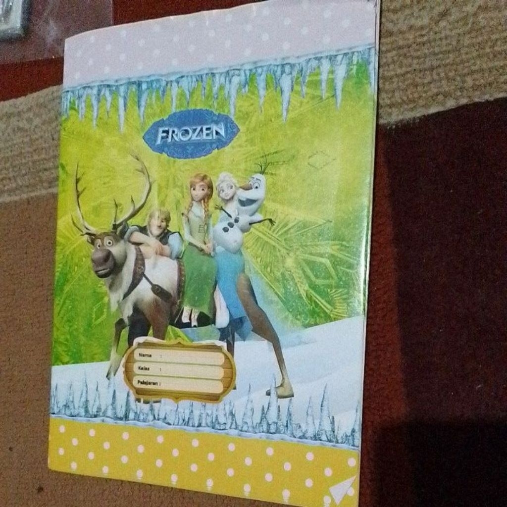 

sampul buku sidu character Frozen