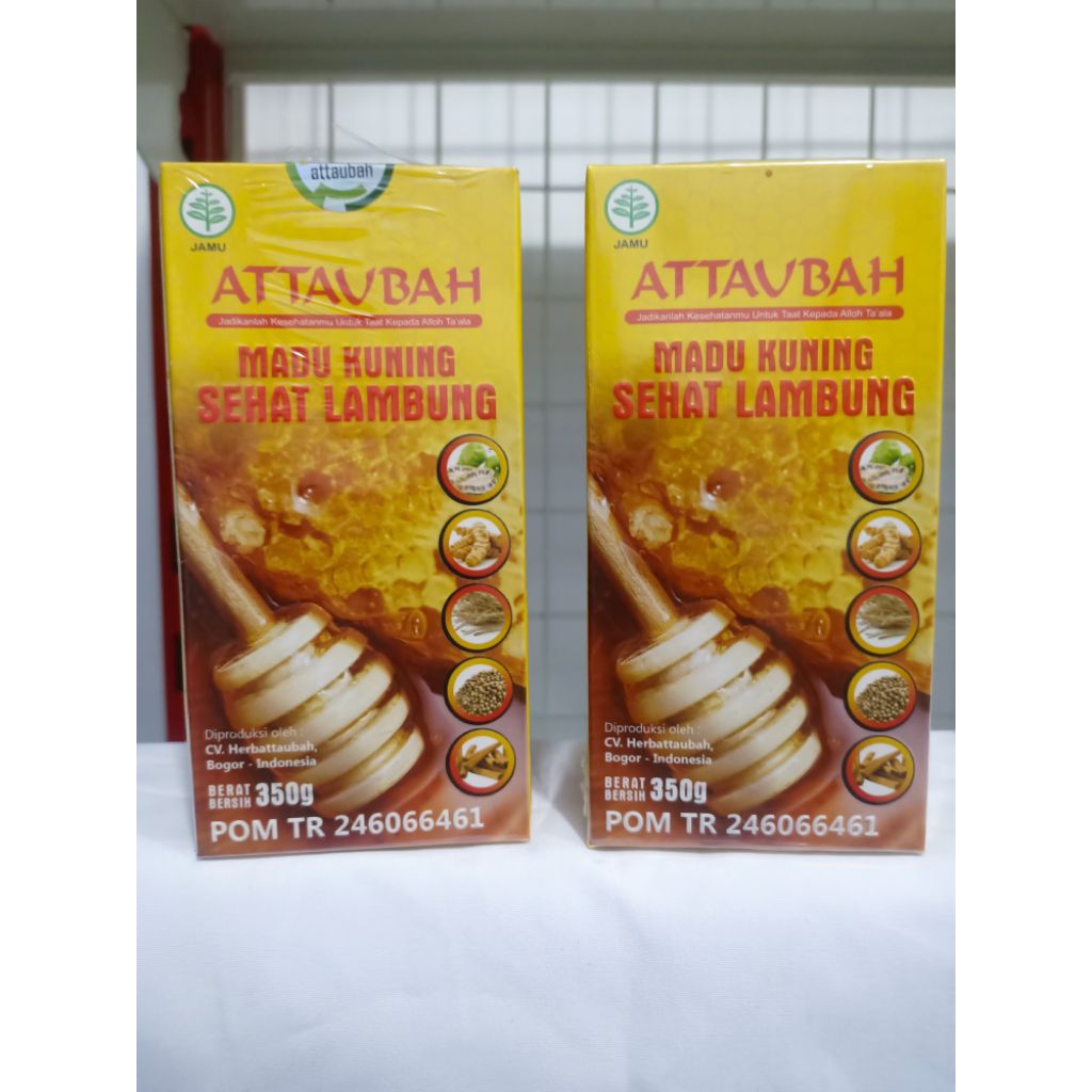 

Madu Kuning Sehat Lambung Attaubah 350 Gr