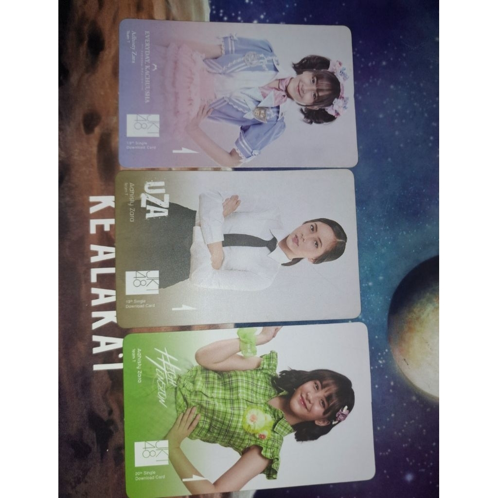 Music Card Zara JKT48 2018 UZA&EVERYDAY KACHUUSHA/2019 TSUGI NO SEASON