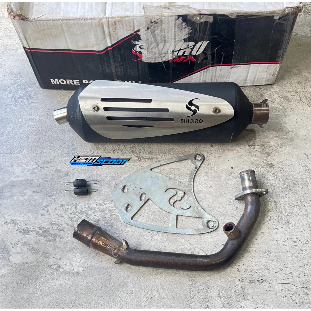 shijiro std racing in 38 vespa matic second