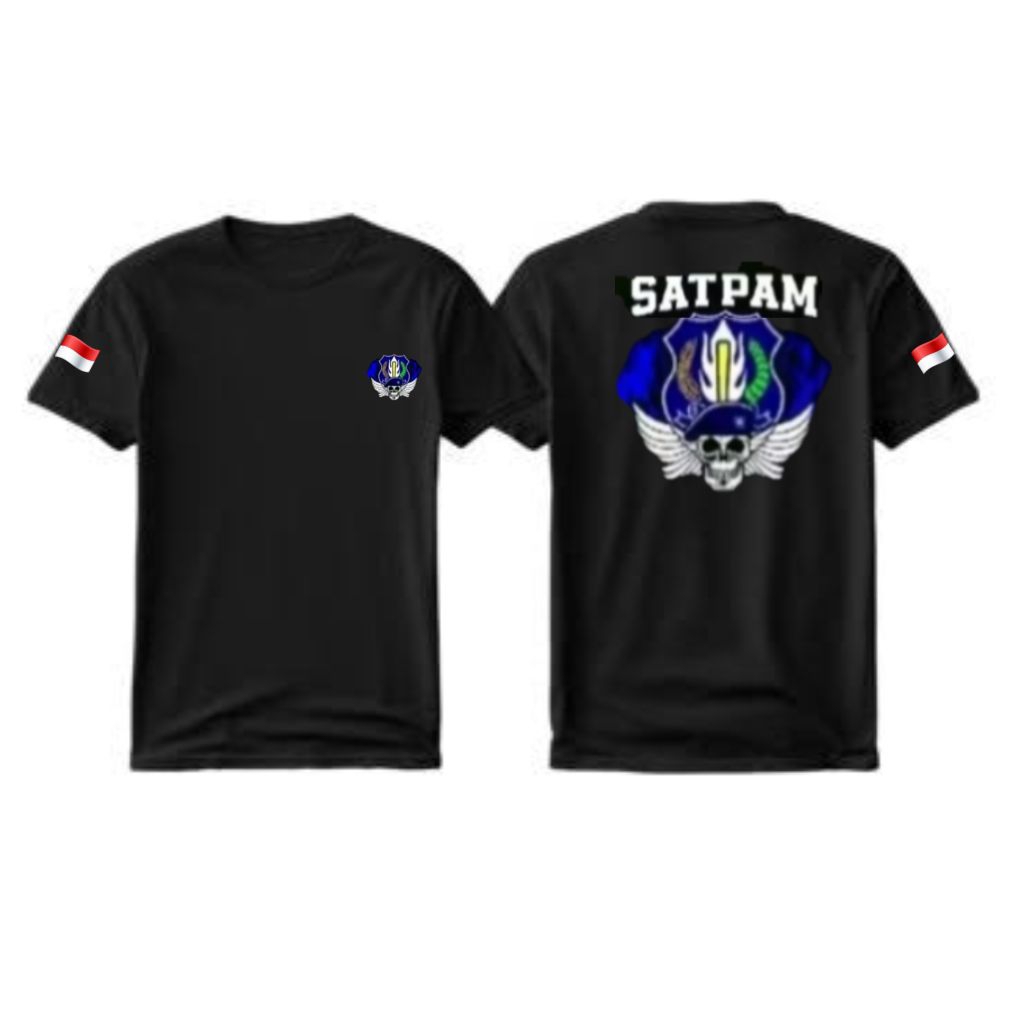 KAOS PRIA LENGAN PENDEK,SATPAM-DESAIN KEREN ,KAOS KATA KATA,,KAOS  DISTRO