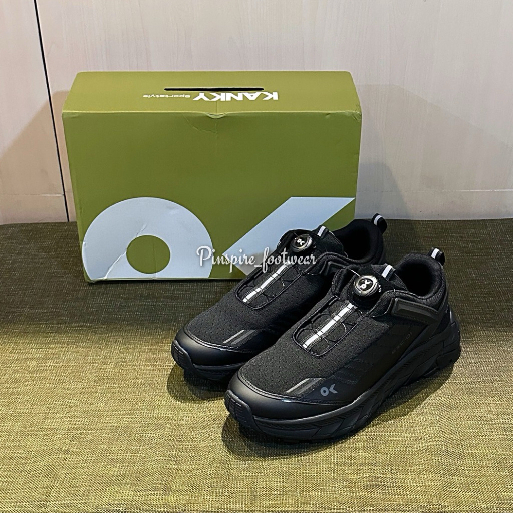KANKY SPORTSTYLE EXC 01 ALL BLACK - SEPATU SPORT CASUAL SPORT STYLE PRIA DEWASA - KANKY SPORTSTYLE