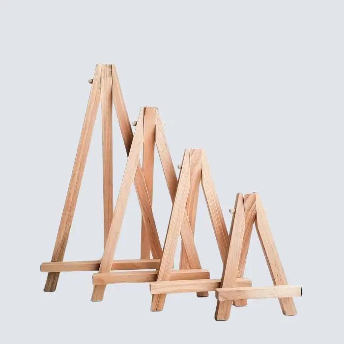

Easel Stand Kayu Mini / Dudukan Kanvas & Pigura – Ukuran 15cm, 20cm, 30cm