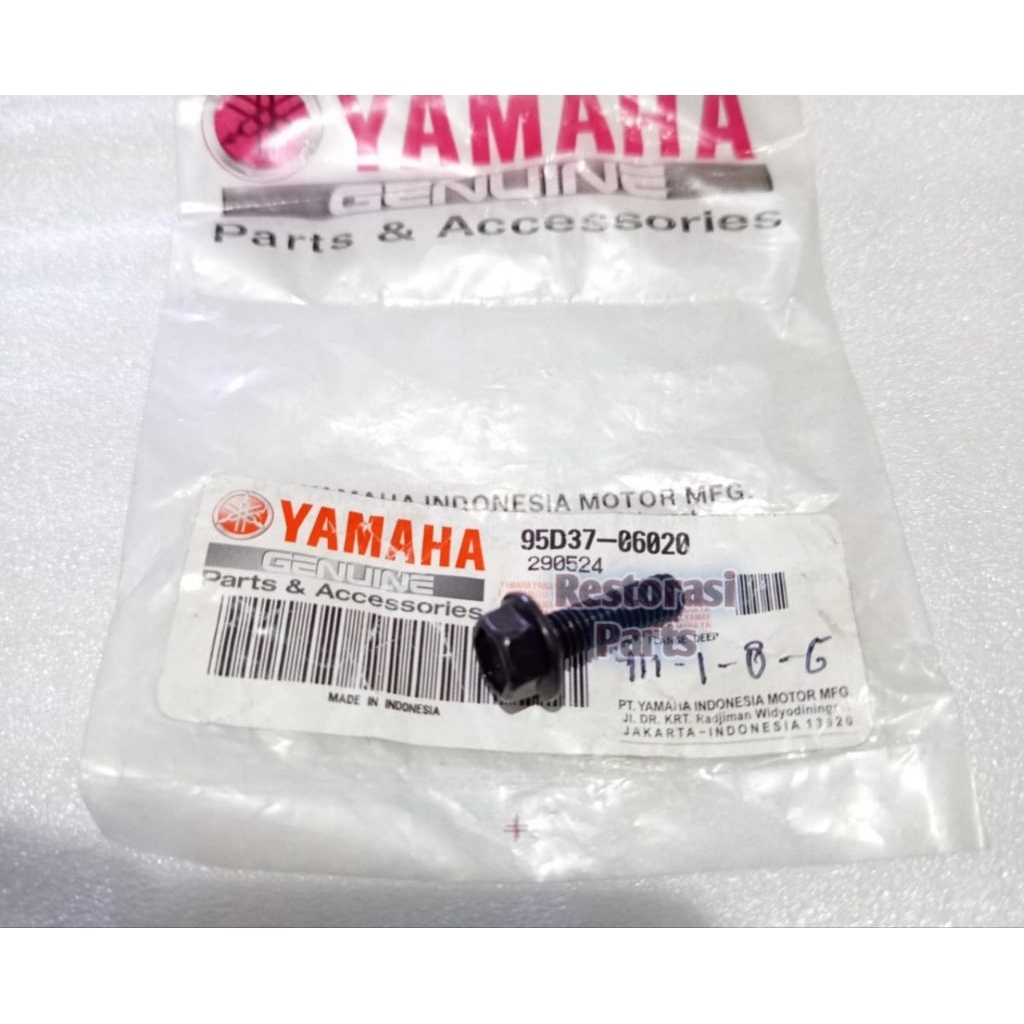 Bolt Flange Baut Modul Aerox 155 New Abs Original Asli Yamaha 95D37-06020