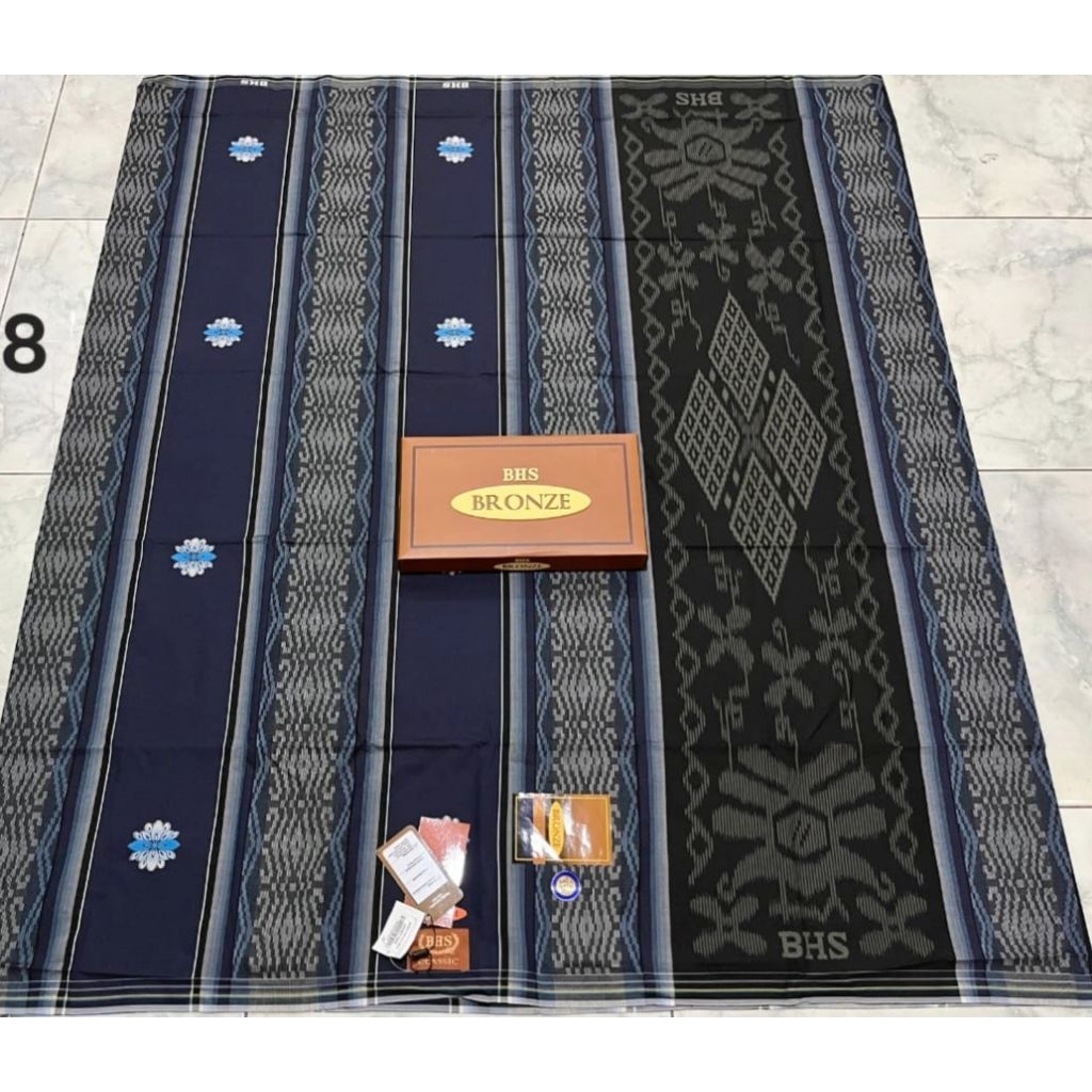 Sarung BHS CLASSIC Songket SKT,Kawung Dka,dkc Mix Bronze Ori