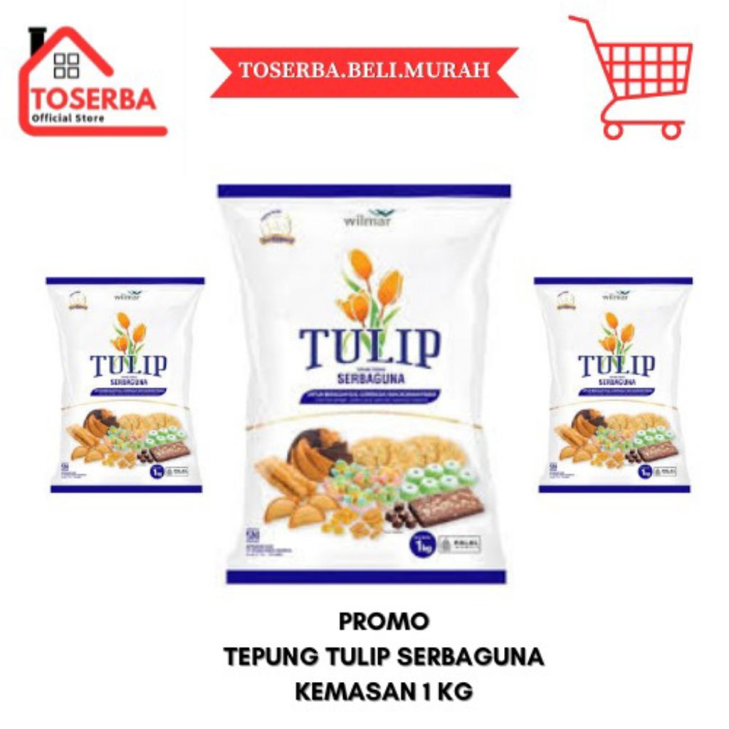 

[READY STOCK] PROMO Tepung Tulip Serbaguna 1 Kg