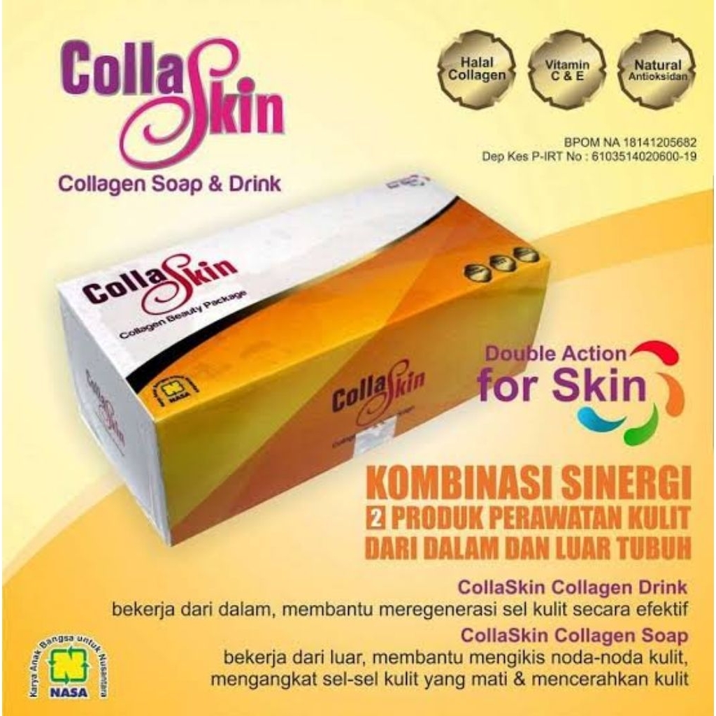 

Collaskin Drink (bikin kulit cerah alami jaga kelembapan kurangi kerutan terbuat dari matcha +kolagen =rahasia kulit sehatmu