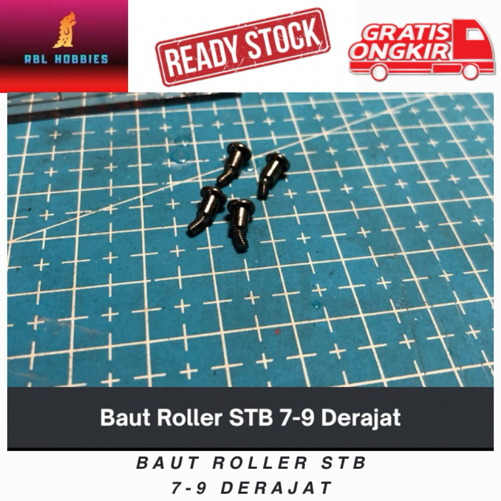 Tamiya Baut Roller Tamiya STB PRO  Bengkok dan Derajat Original Loose Kit Mini4WD Termurah