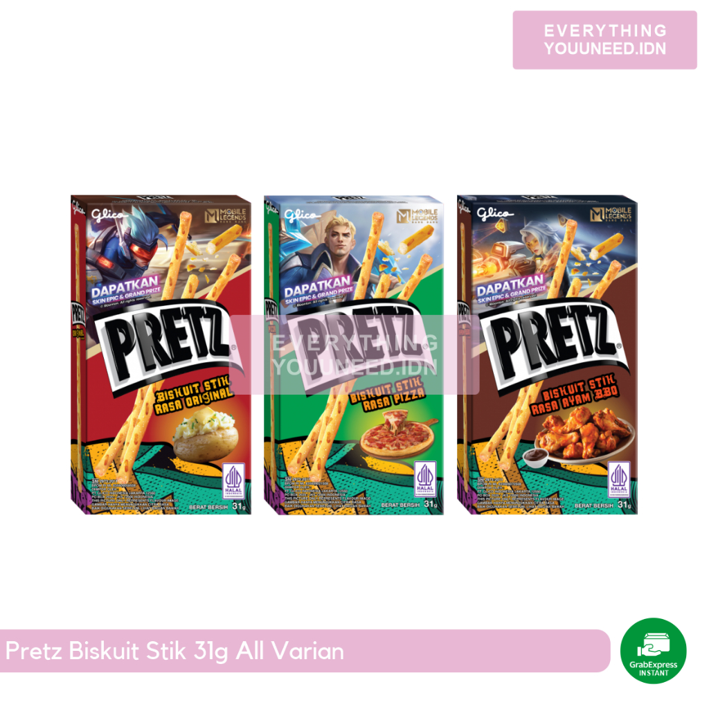 

Pretz Stick Biskuit Stick All Varian 31g