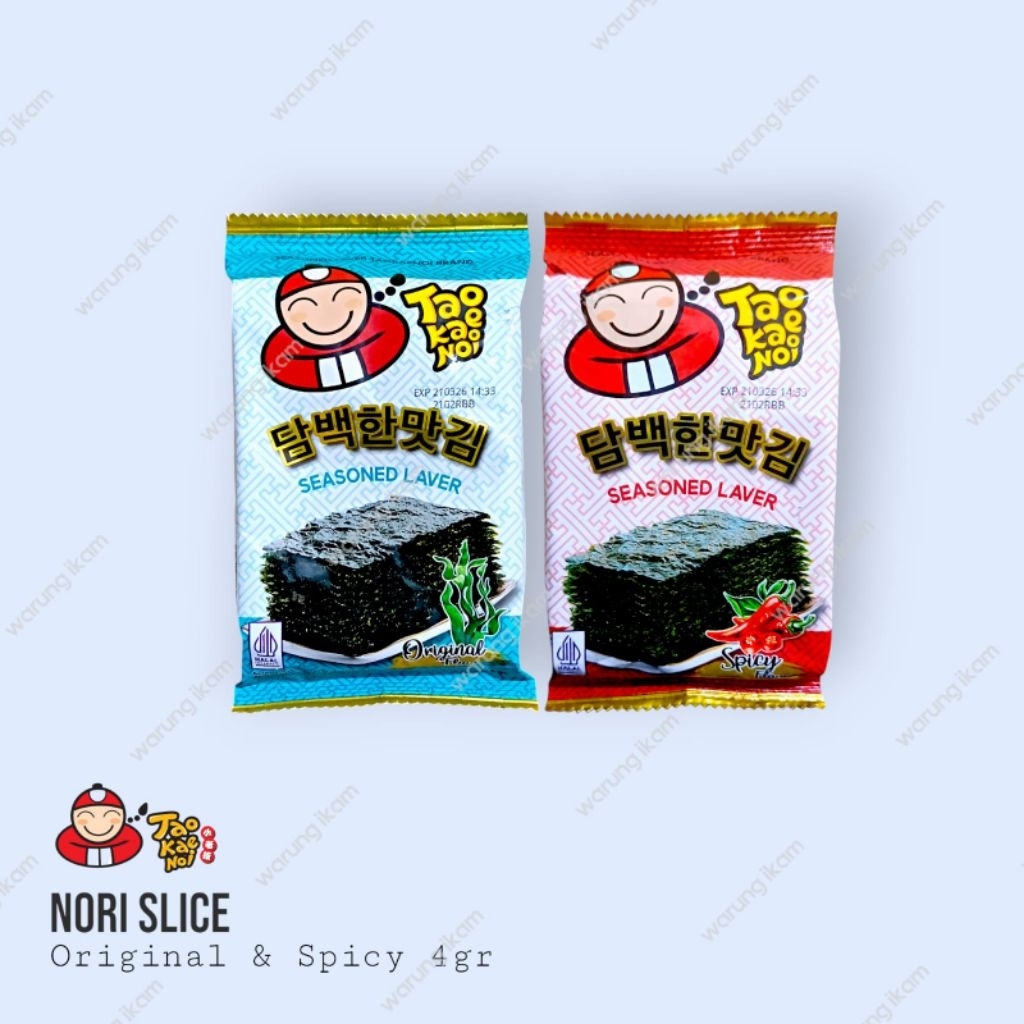 

Tao Kae Noi 4g Slice / Rumput Laut /Seaweed /Nori