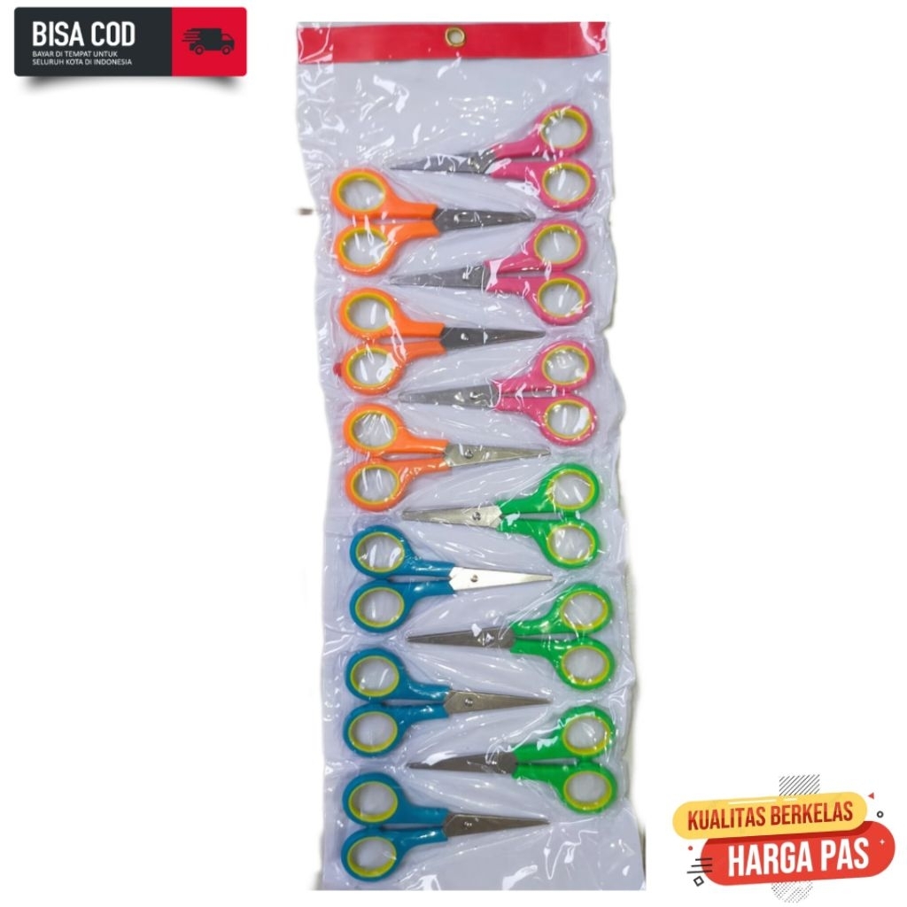 

Gunting Kecil Stansellis 2 warna 1 Rentang isi 12 pcs
