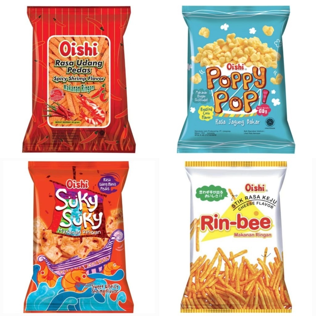 

Oishi Snack Makanan Ringan 60 g