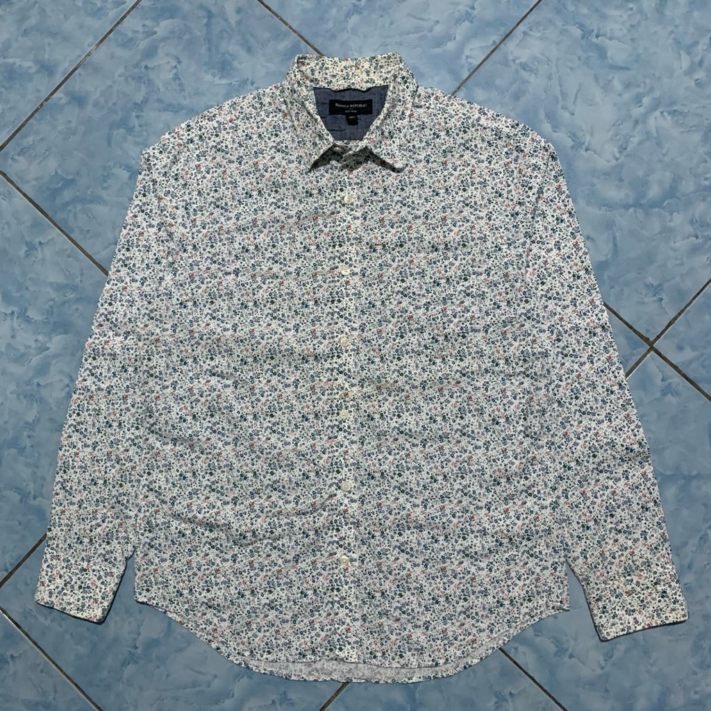 Kemeja Banana Republic Floral