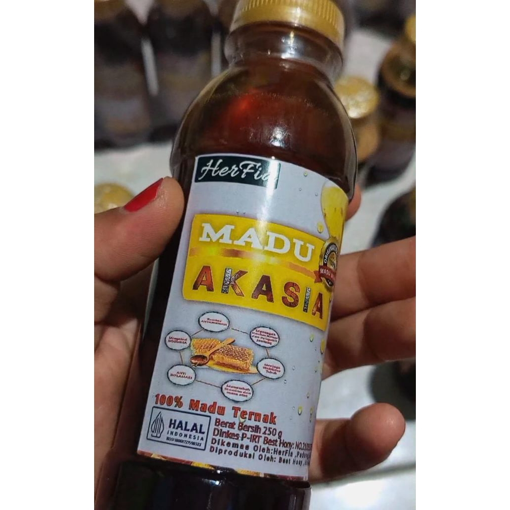 

Akasia Madu 250 gram / Madu Hutan / Madu Riau / Madu honey / Madu Akasia100% Murni Halal.