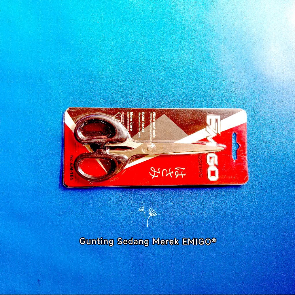 

Gunting Sedang Tajam dan Kuat Merek Emigo