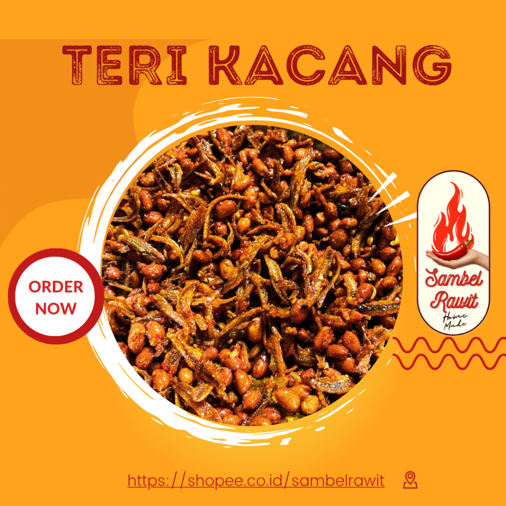 

Teri Kacang Crispy 150gr / Sambal Teri kacang Jengki Siap Saji Praktis