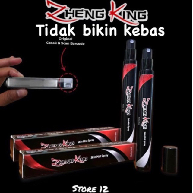 (BPOM) Zheng King Original 100% Tahan lama ,Spray untuk pria