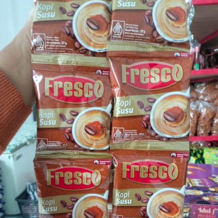 

Fresco kopi susu*✓1 dus isi 120 pcs