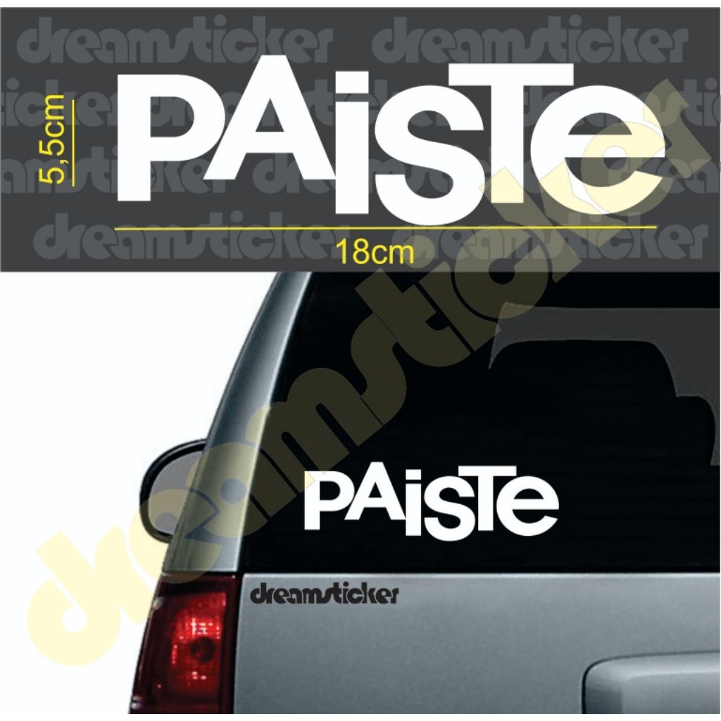 

Cutting Sticker Paiste Logo Stiker