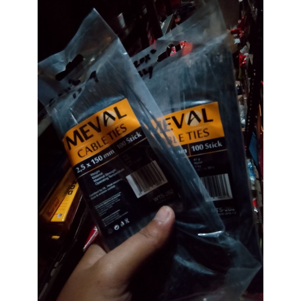 

kabel ties 2.5x150mm isi 100pcs