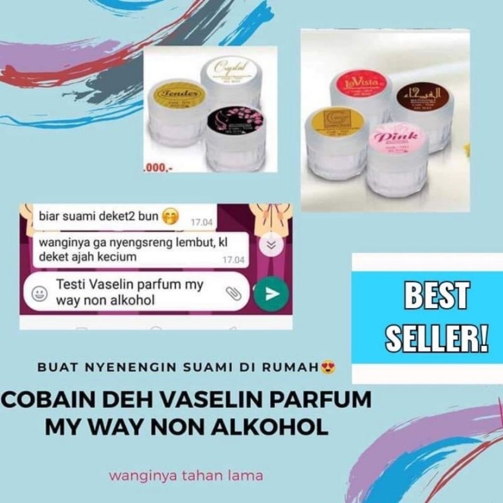Parfum vaselin cream imut My Way dari Mesir