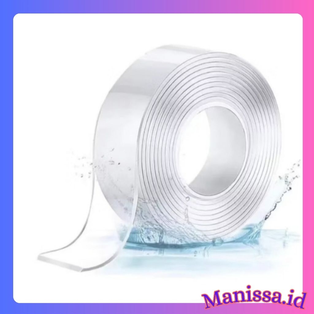 

Lakban Nano Bolak Balik Bening 3 Meter