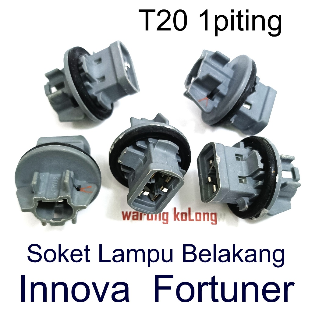 Soket Lampu Belakang Innova Fortuner T20 1piting fitting socket reting retting atret back up lamp bu