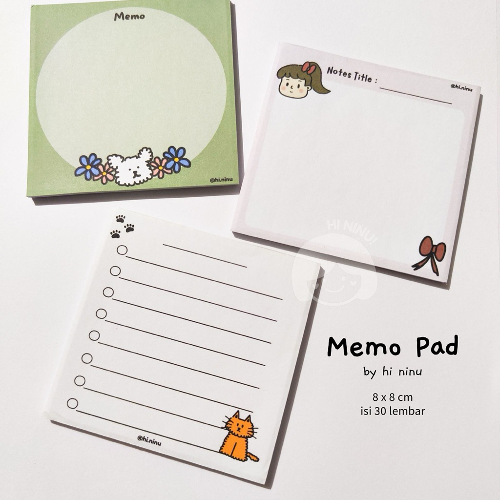 

Memo pad/ Note pad by Hi Ninu
