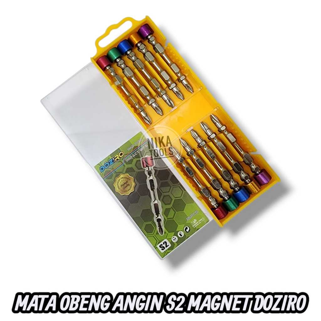 Mata Obeng Angin Doziro Impact Bits 10pcs PAX DOZIRO