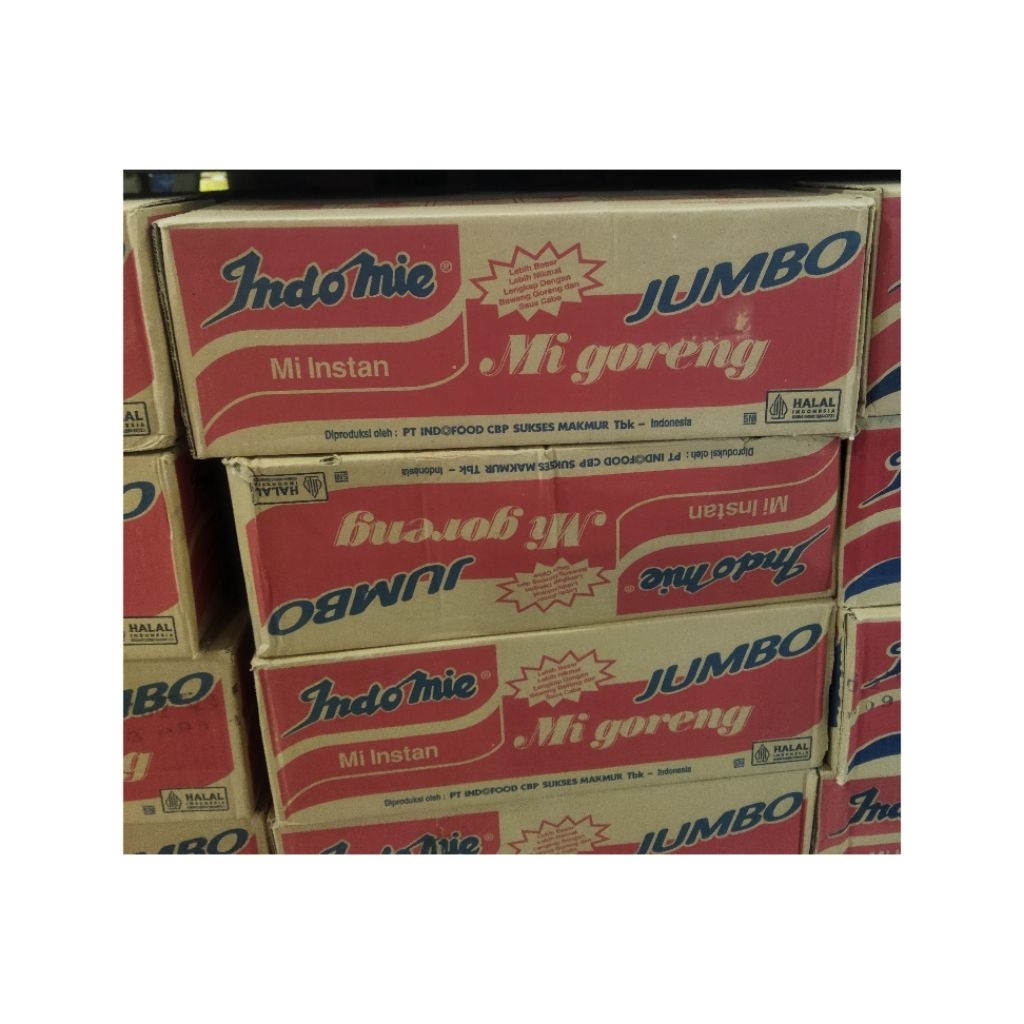 INDOMIE MIE GORENG JUMBO ISI 1 DUS @24 PCS