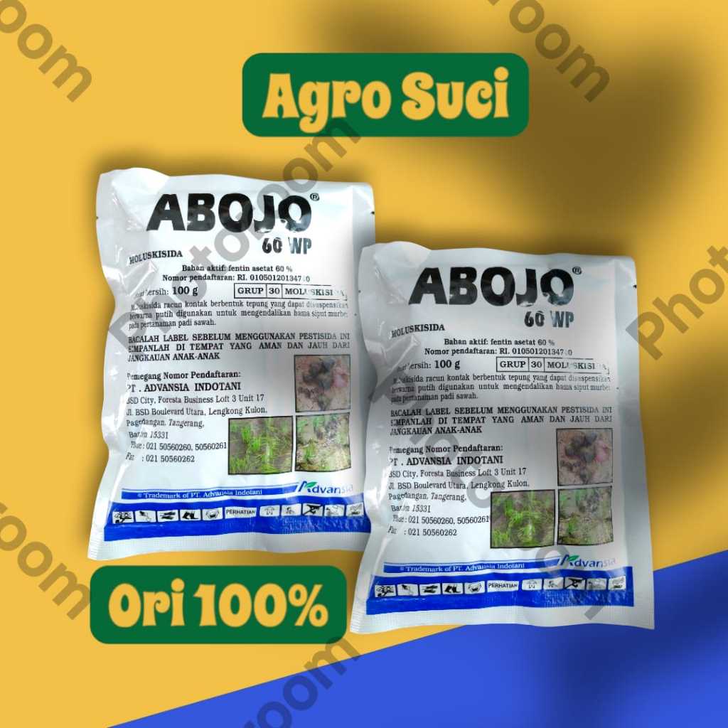 OBAT KEONG ABOJO 60 WP Besar - 100 Gram