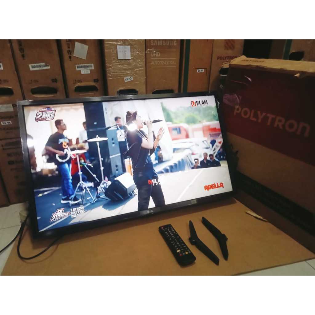 [+free packing kayu] Led LG 32 Inch Digital TV Kondisi normal siap pakai bekas masih segel 5508f