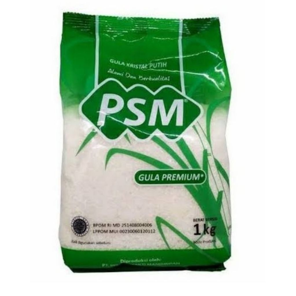 

Gula PSM 1 Kg Isi 20 bungkus ( 1 Dus)