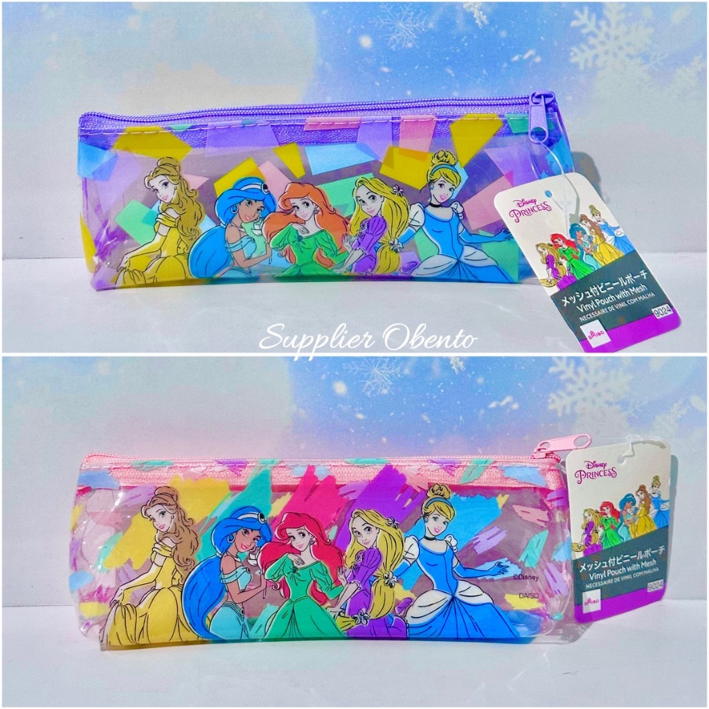 

[Daiso] Pencil Case Disney Pouch Pocket Mini Wallet Mini Pouch Disney Transparent Pouch Multipurpose Pouch Organizer Pouch - Pouch Dompet Disney Wadah Serbaguna Pouch Serbaguna