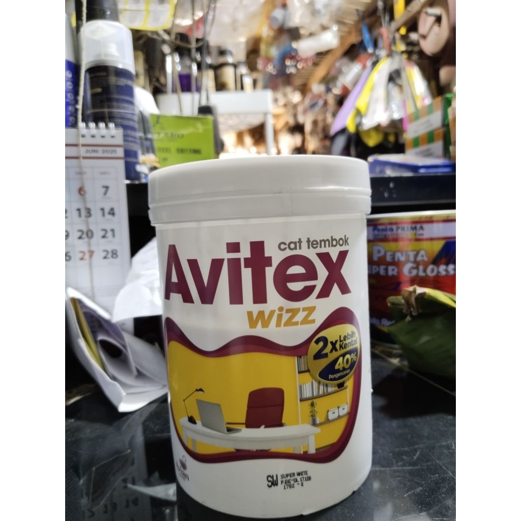 CAT TEMBOK AVITEX  125 MERAH DELIMA 1KG