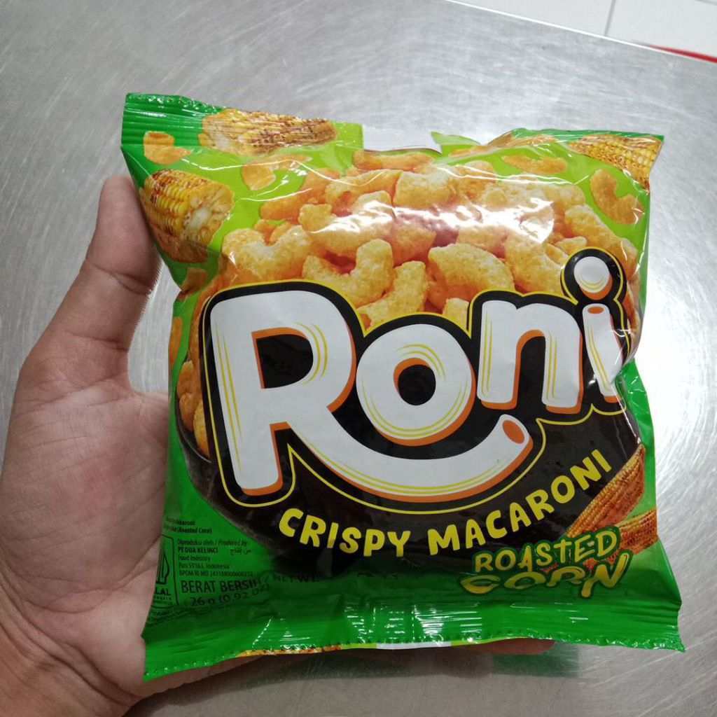 

Roni Makaroni Roasted Corn 26 g | crispy macaroni | jagung bakar