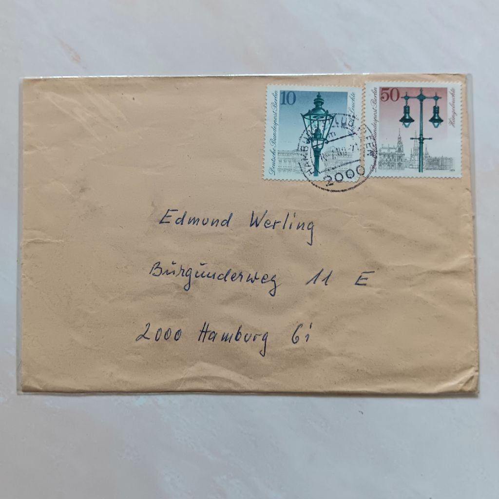 

Perangko dan Amplop Surat Bekas Dari Hamburg Ke Hamburg Used (Tanpa Isi Surat)