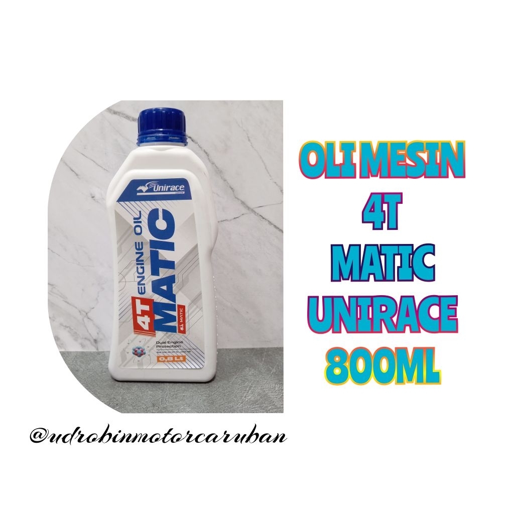 OLI UNIRACE MESIN 4T MATIC 800ML 0,8L